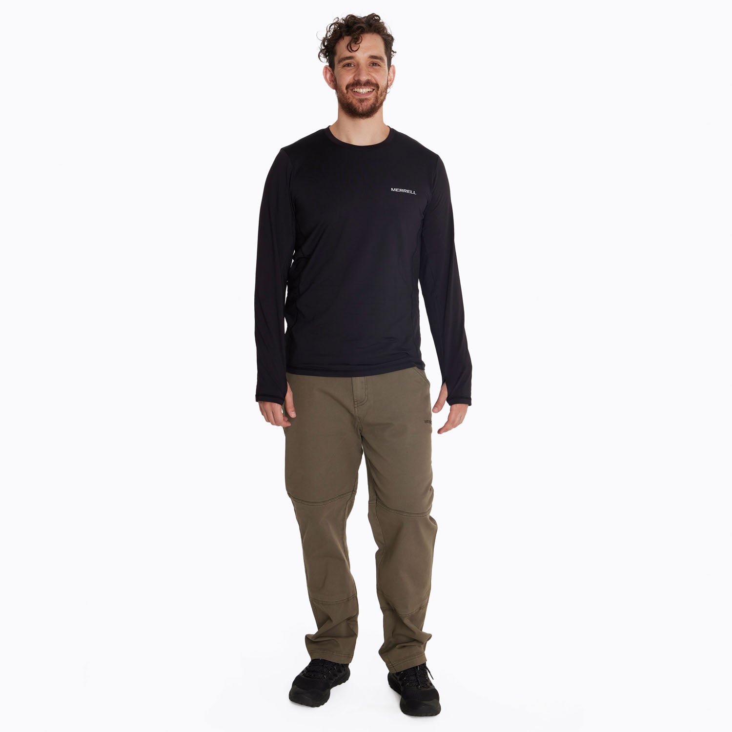 Primera Capa Hombre Térmica Fleece Negro Merrell