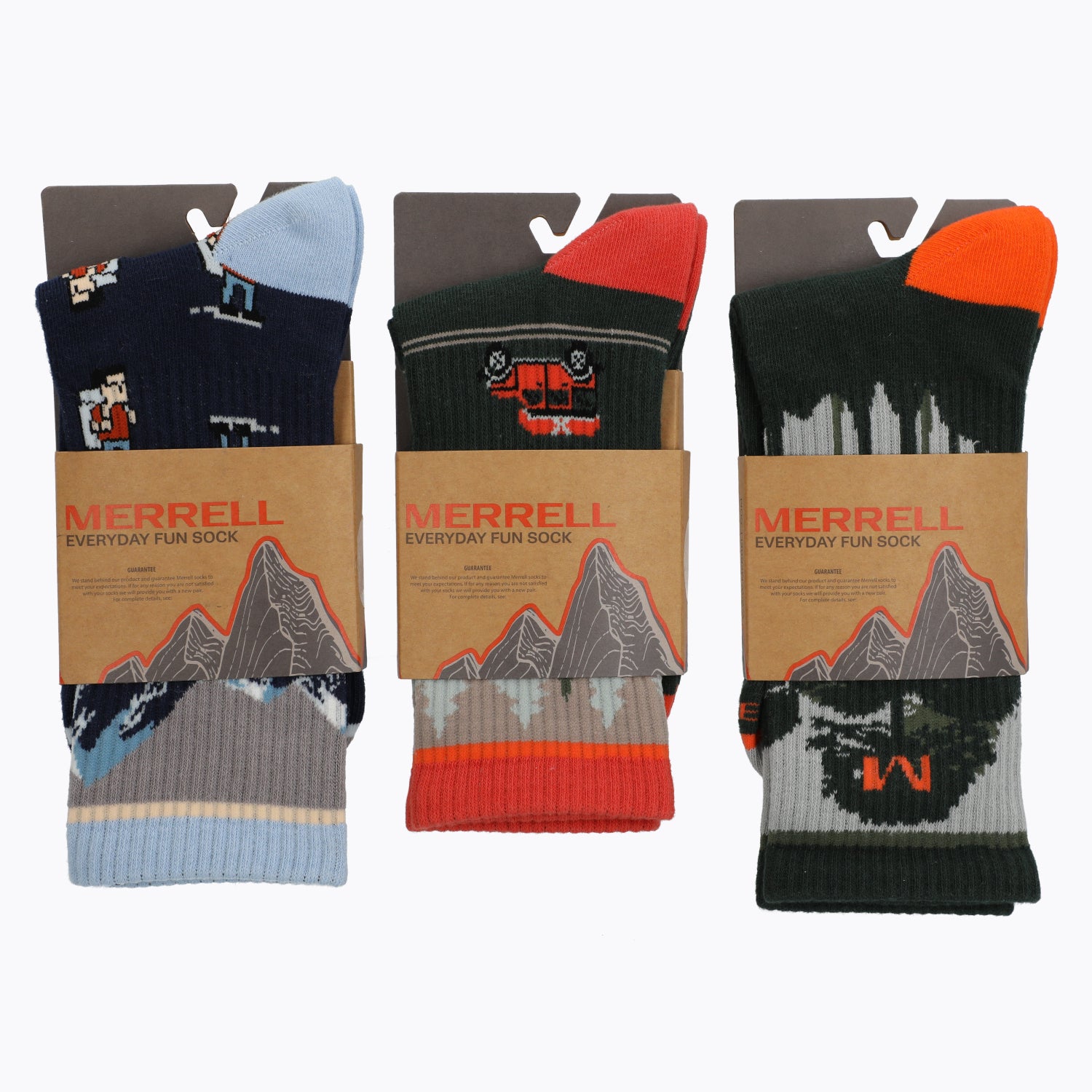 Calcetin Unisex Fun Sock Gris Merrell
