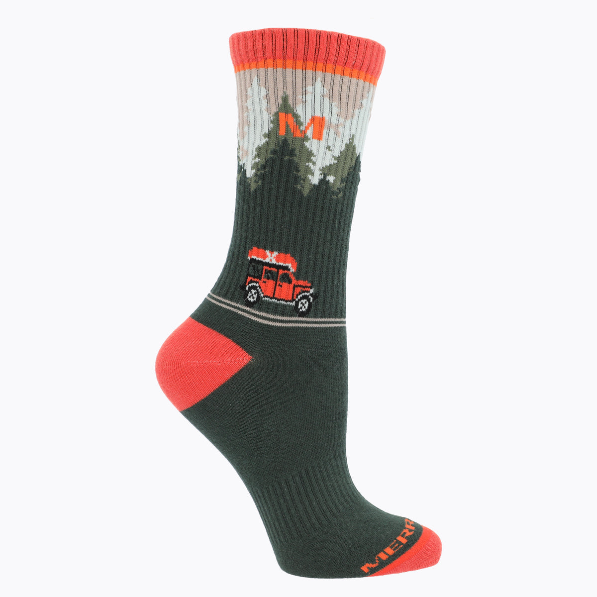 Calcetin Unisex Fun Sock Verde Merrell - L/XL