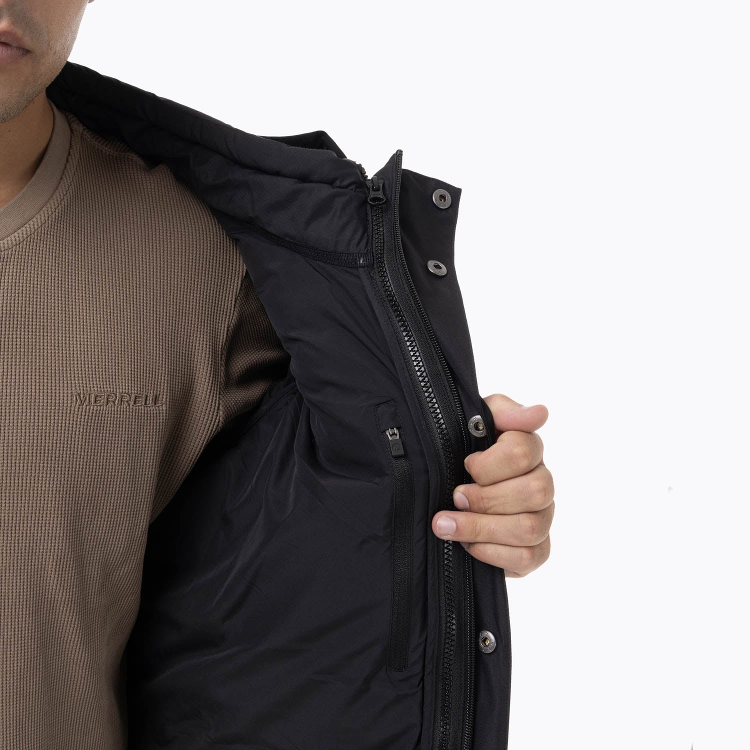 Parka Hombre Ezeo 3-In-1 10K Negro Merrell