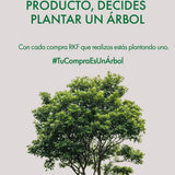 Si eliges este producto, decides plantar un árbol. Con cada compra RKF estás plantando uno. #TuCompraEsUnArbol