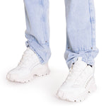 Zapatilla Casual Mujer Intruder Blanca Cat