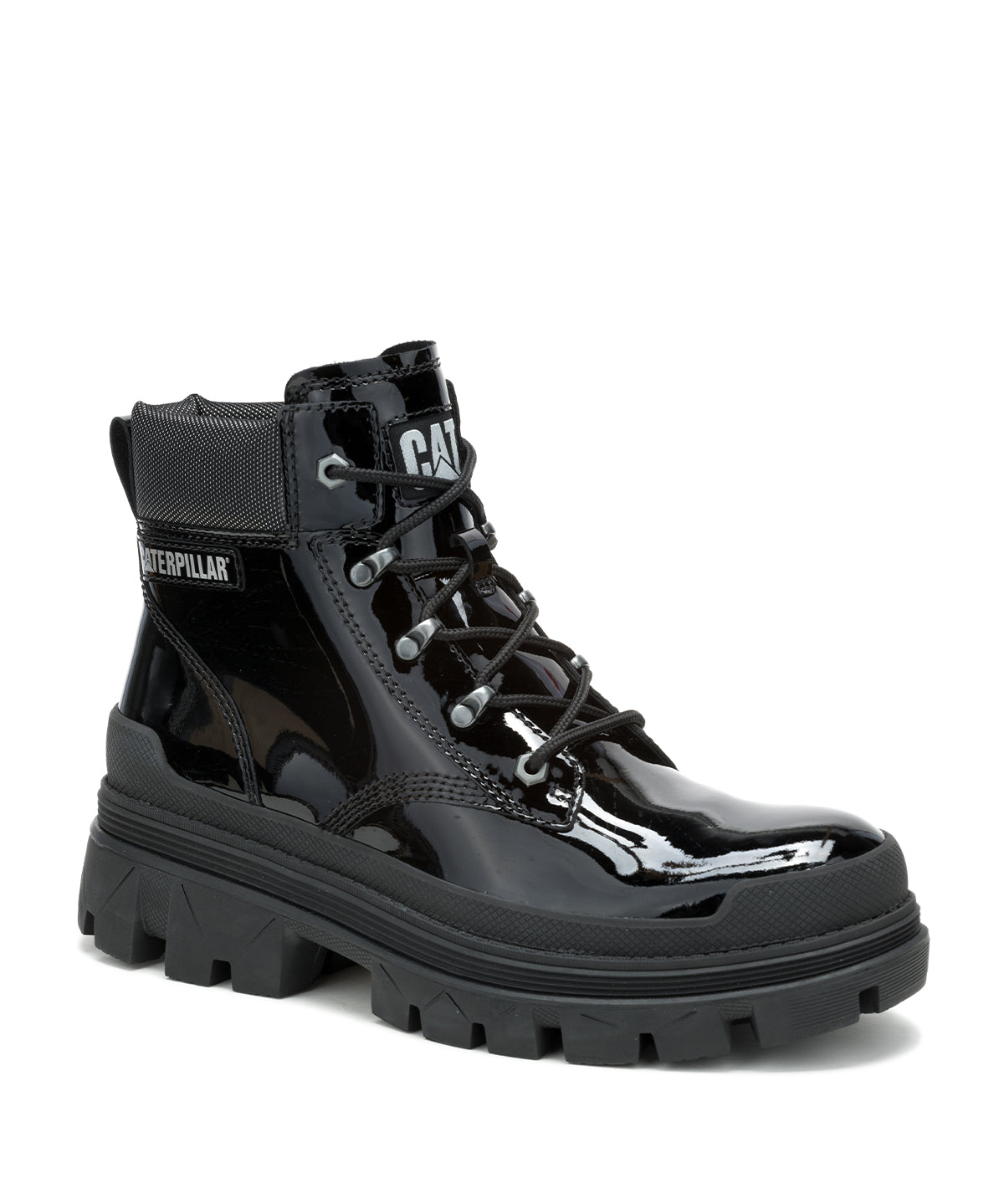 Botín Charol Mujer Colorado Hardwear Negro Cat