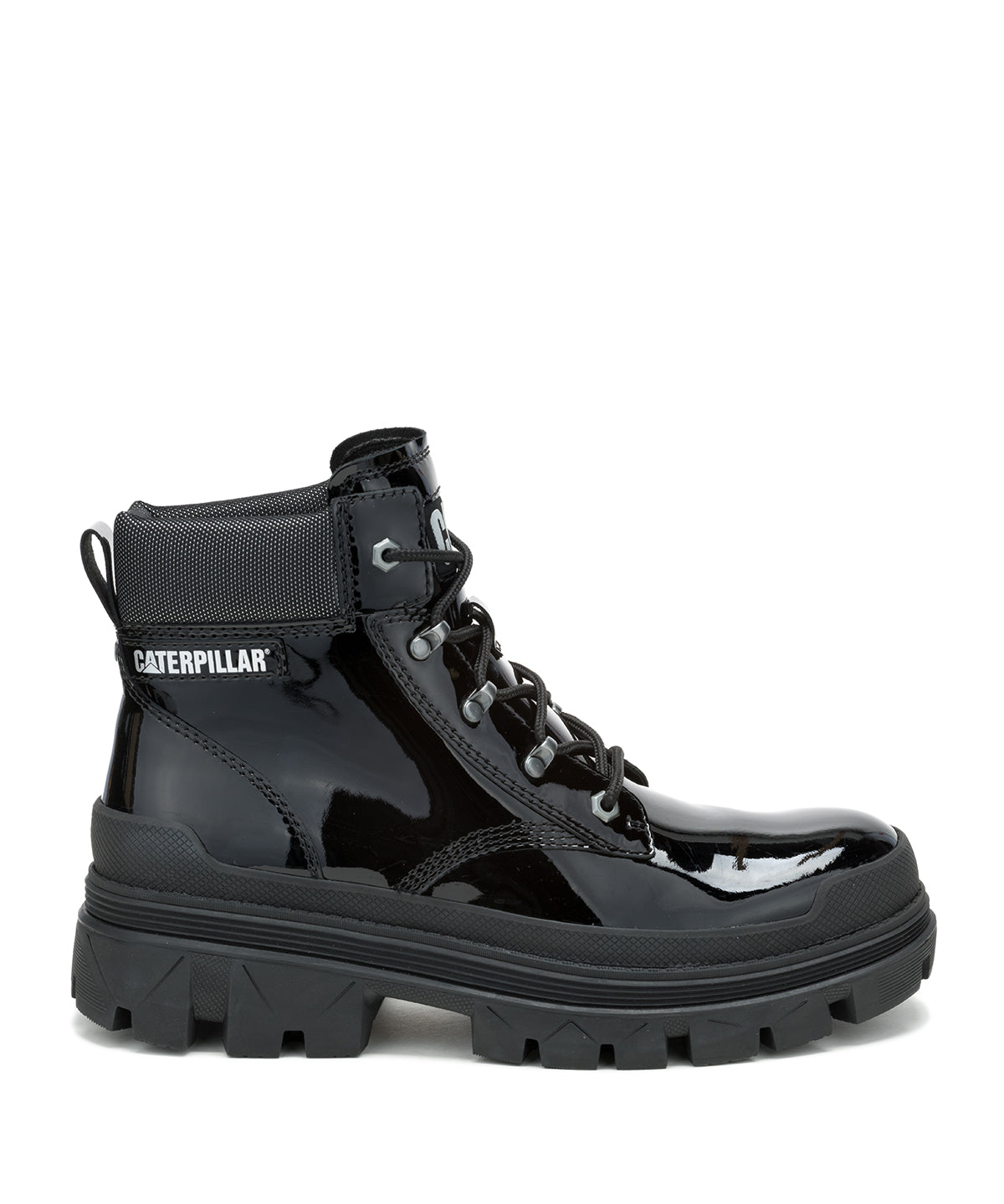 Botín Charol Mujer Colorado Hardwear Negro Cat