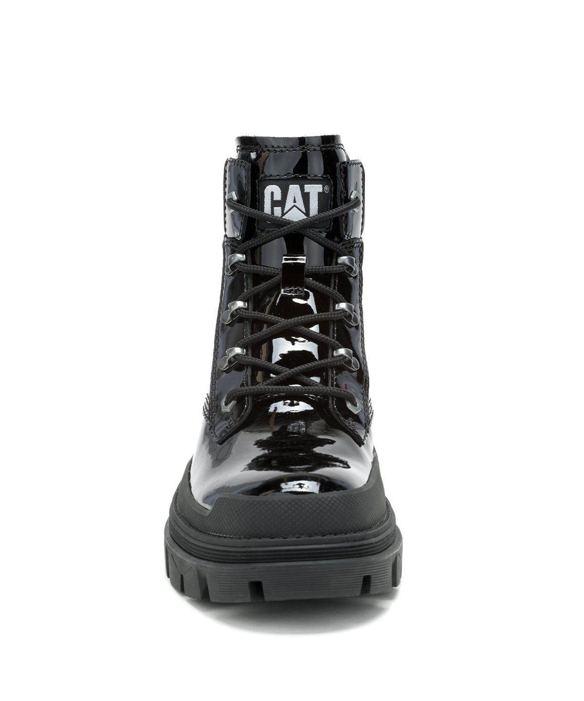 Botín Charol Mujer Colorado Hardwear Negro Cat