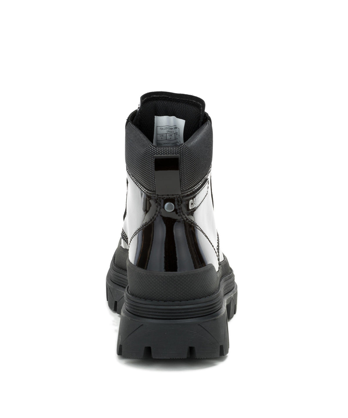 Botín Charol Mujer Colorado Hardwear Negro Cat