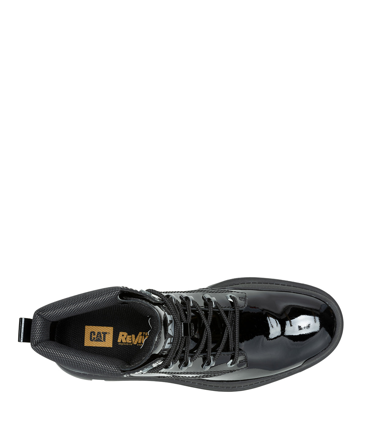 Botín Charol Mujer Colorado Hardwear Negro Cat
