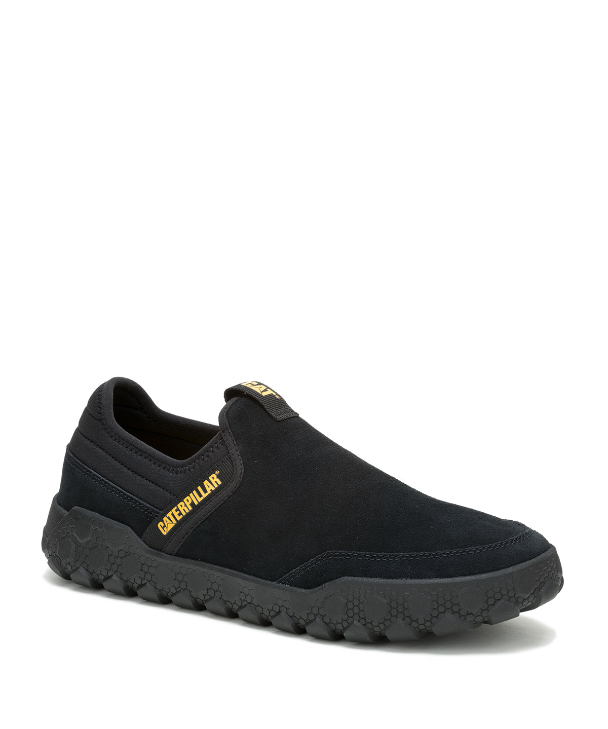 Slip On Gamuza Hombre Hex + Negro Cat