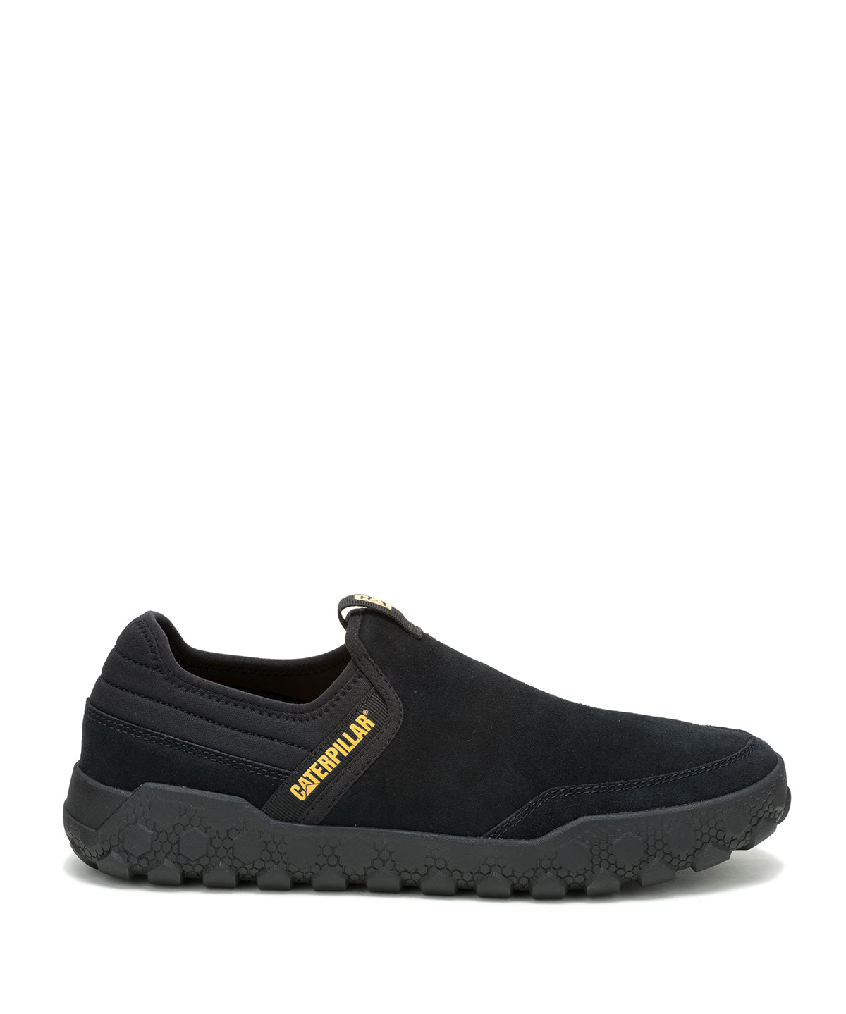 Slip On Gamuza Hombre Hex + Negro Cat