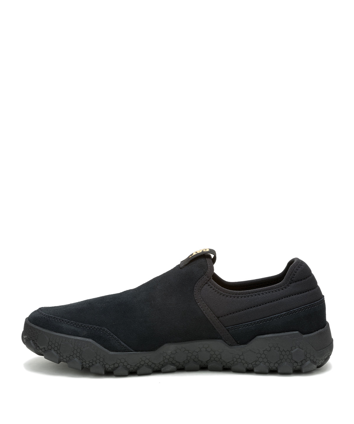 Slip On Gamuza Hombre Hex + Negro Cat