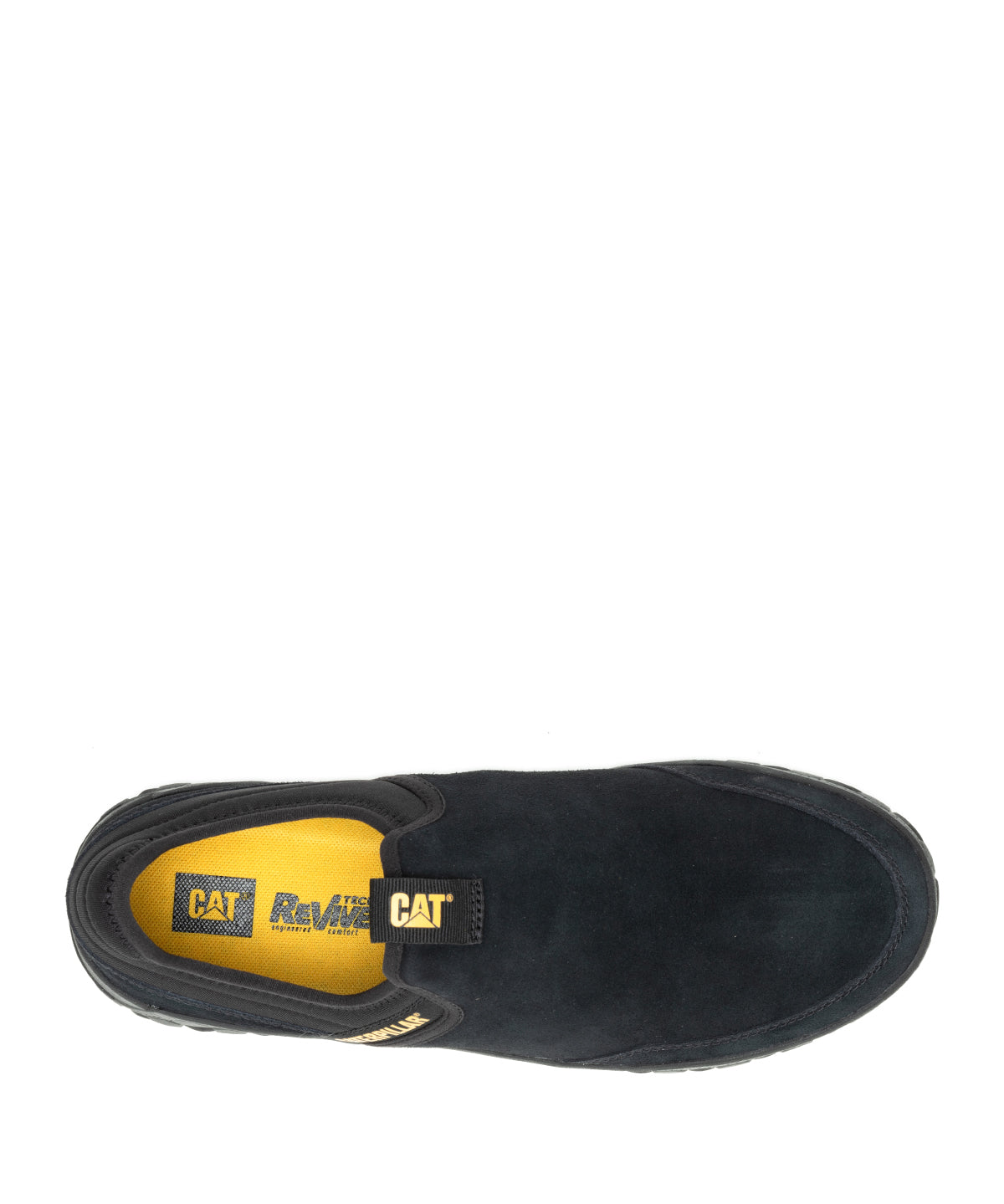 Slip On Gamuza Hombre Hex + Negro Cat