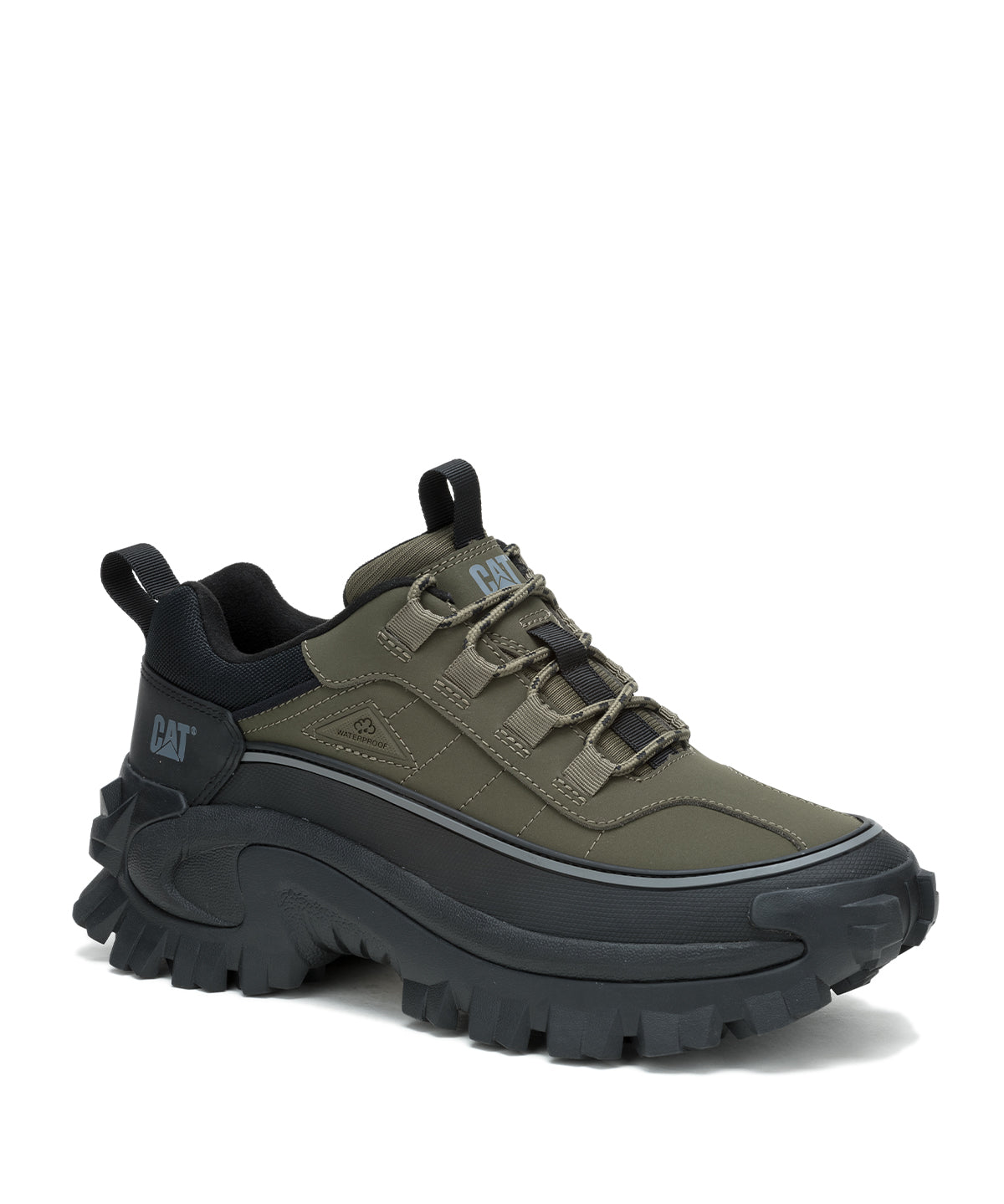 Zapatilla Casual Mujer Intruder Galosh 2.0 Lo Waterproof Verde Oliva Cat