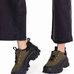 Zapatilla Casual Mujer Intruder Galosh 2.0 Lo Waterproof Verde Oliva Cat