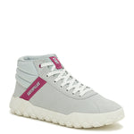 Zapatilla Con Caña Gamuza Mujer Hex + Mid Gris Claro Cat