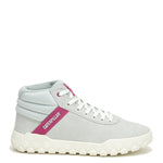 Zapatilla Con Caña Gamuza Mujer Hex + Mid Gris Claro Cat