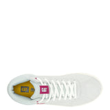 Zapatilla Con Caña Gamuza Mujer Hex + Mid Gris Claro Cat