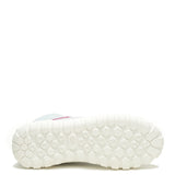 Zapatilla Con Caña Gamuza Mujer Hex + Mid Gris Claro Cat
