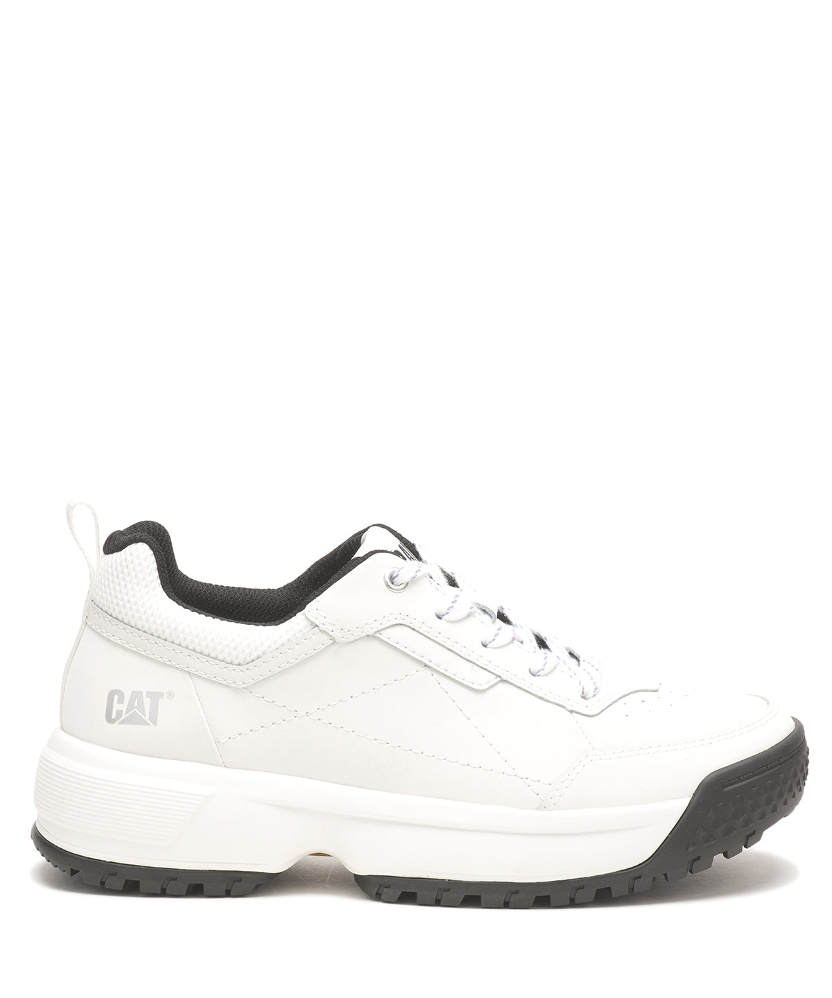 Zapatilla Cuero Mujer Flame Blanco Cat