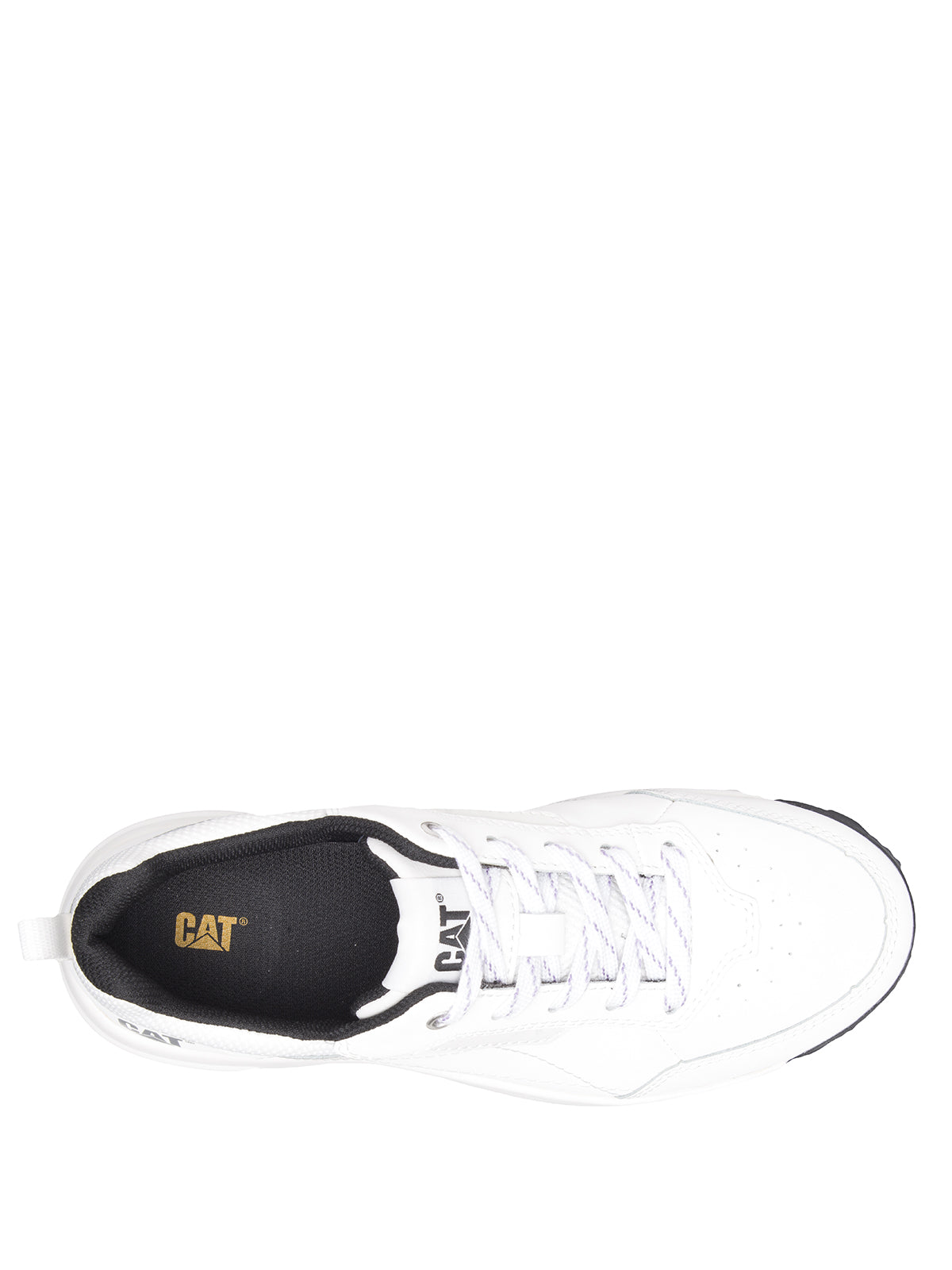 Zapatilla Cuero Mujer Flame Blanco Cat