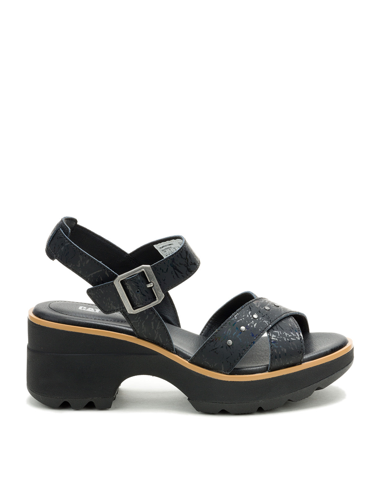Sandalia Casual Mujer Skywatcher Negra CAT