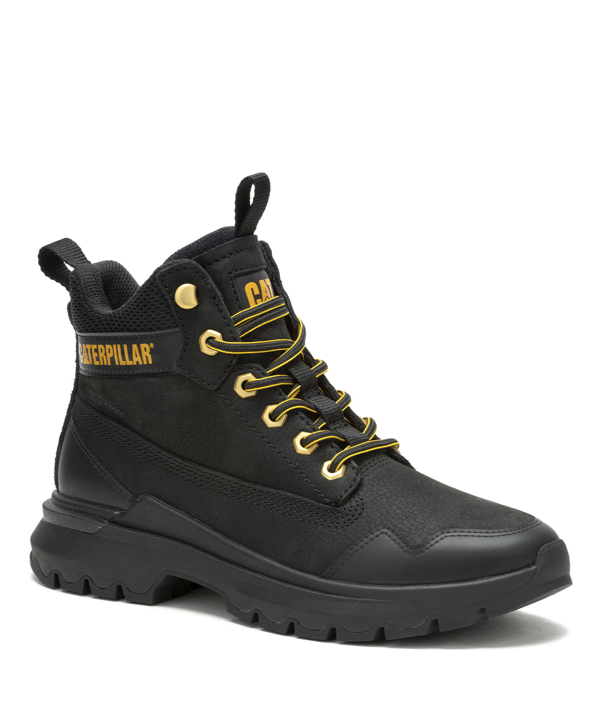 Zapatilla Con Caña Casual Mujer Colorado Sneaker Wp Negro Cat