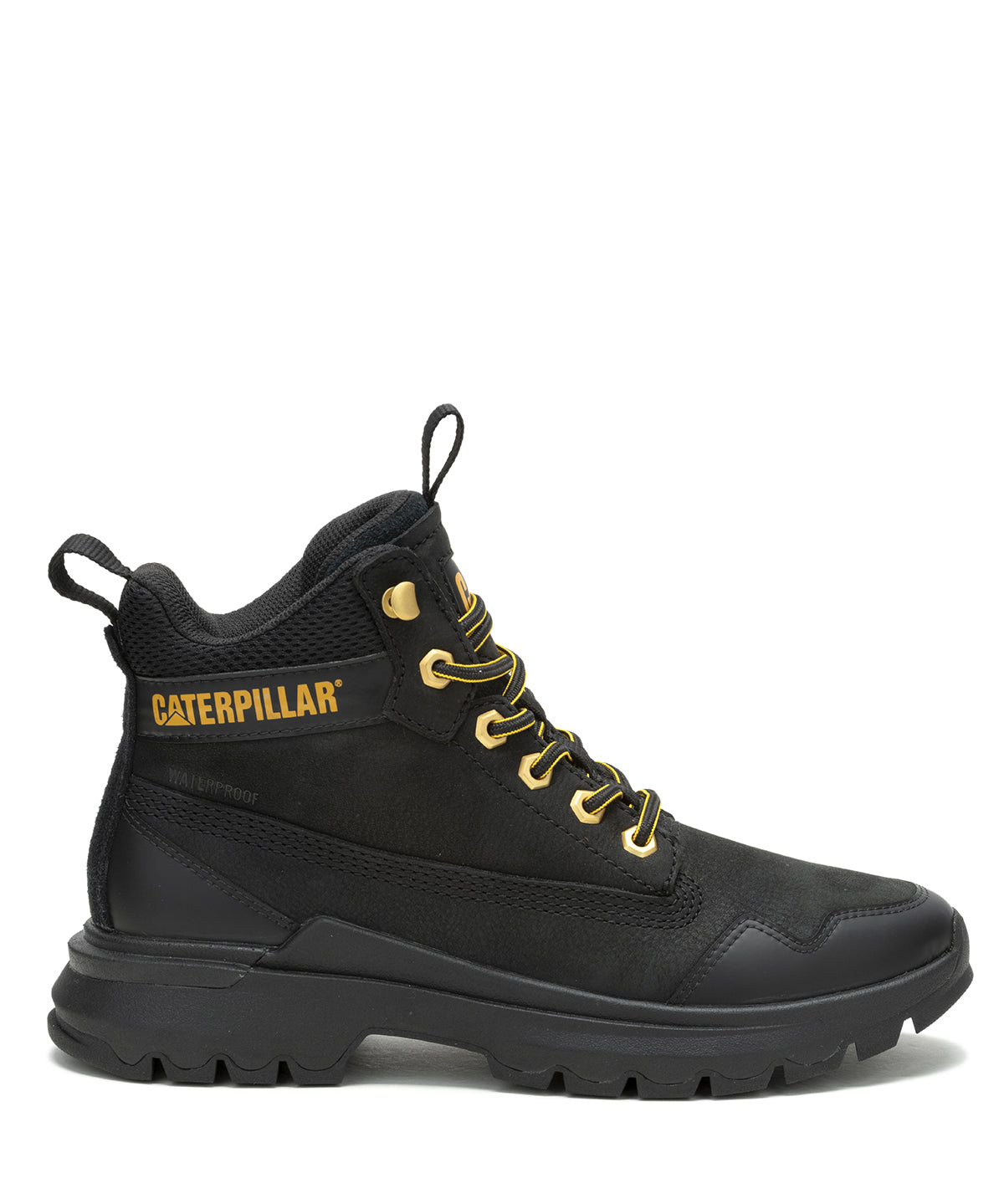 Zapatilla Con Caña Casual Mujer Colorado Sneaker Wp Negro Cat