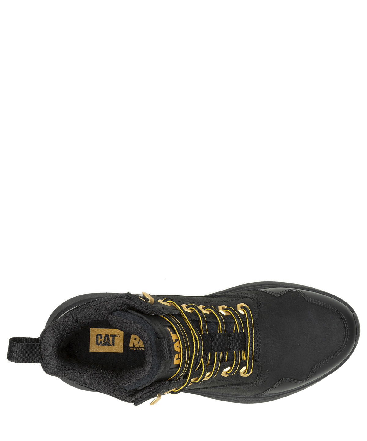 Zapatilla Con Caña Casual Mujer Colorado Sneaker Wp Negro Cat