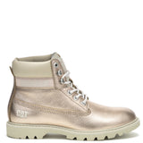 Botín Cuero Mujer Colorado Womens Metalizado Cat