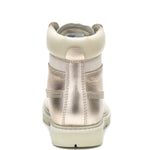 Botín Cuero Mujer Colorado Womens Metalizado Cat