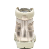Botín Cuero Mujer Colorado Womens Metalizado Cat