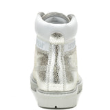 Botín Cuero Mujer Colorado Womens Metalizado Cat