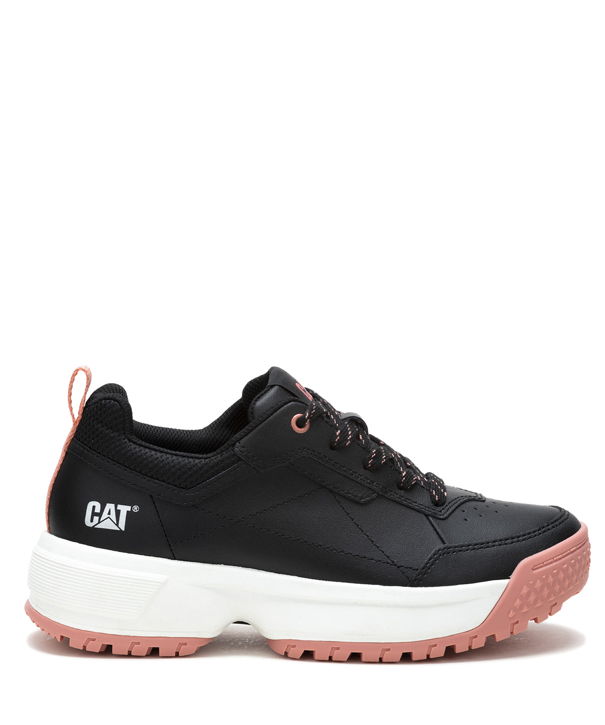 Zapatilla Cuero Mujer Flame Negro Cat