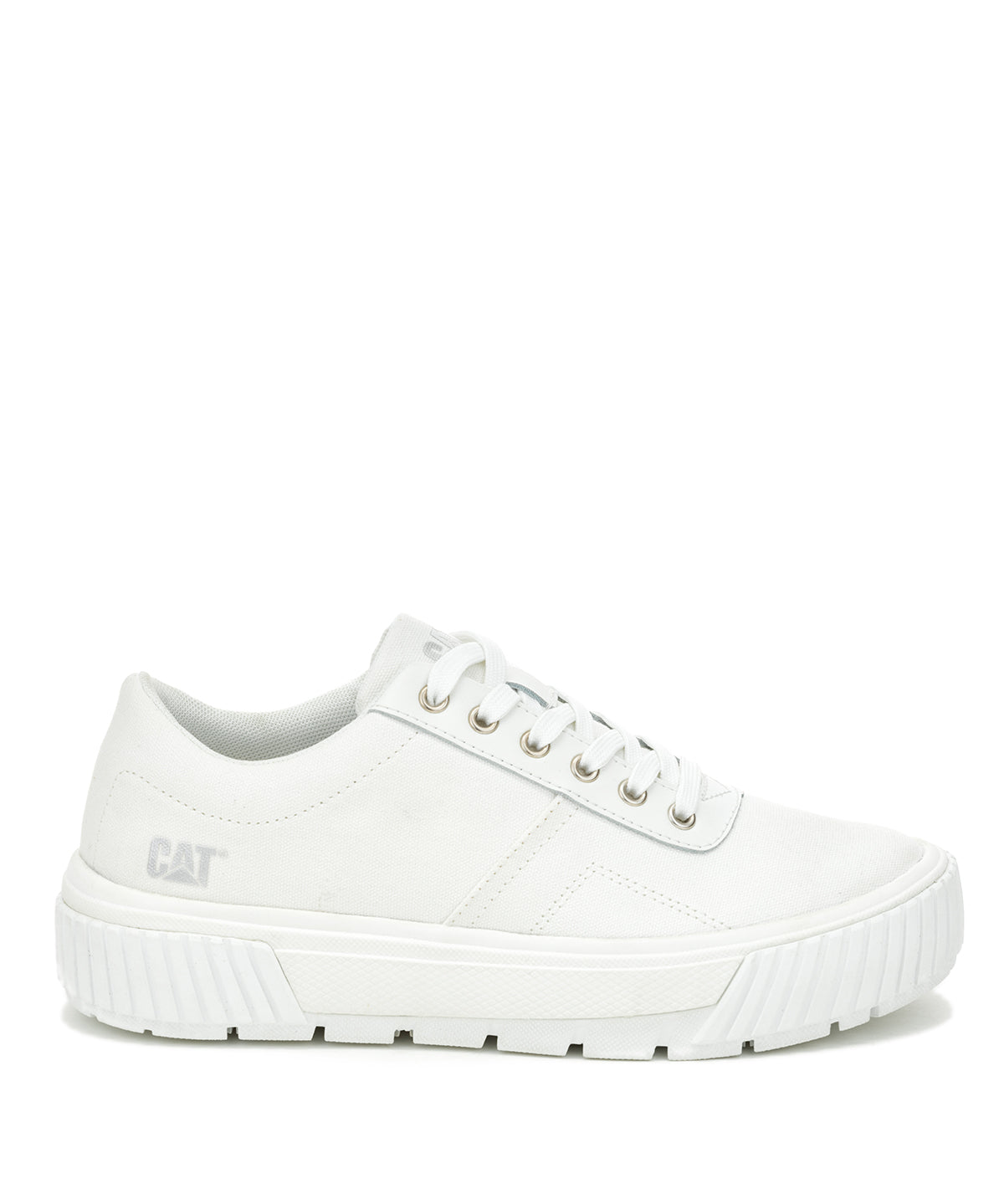 Zapatilla Casual Mujer Amp Canvas Blanco Cat
