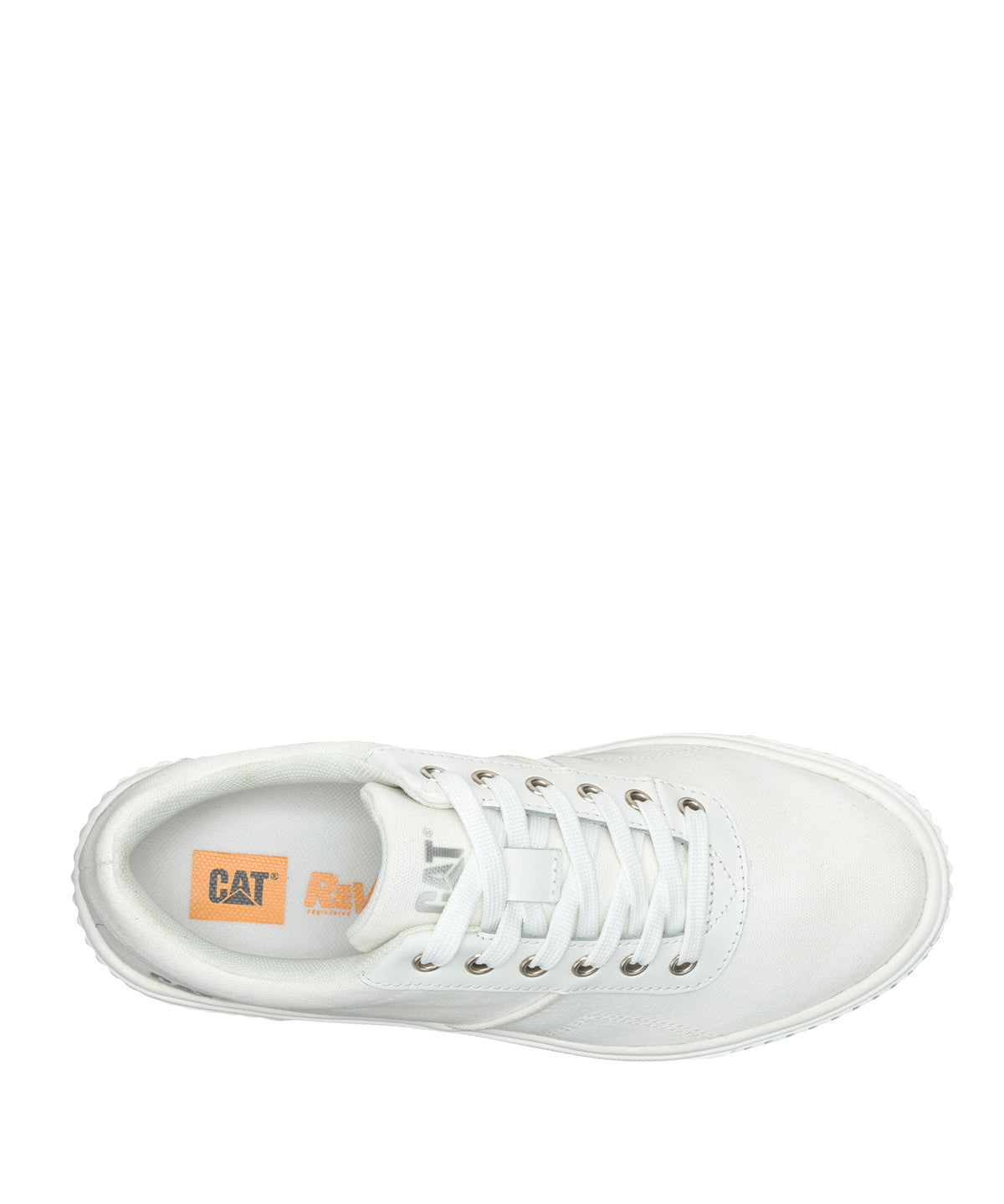 Zapatilla Casual Mujer Amp Canvas Blanco Cat
