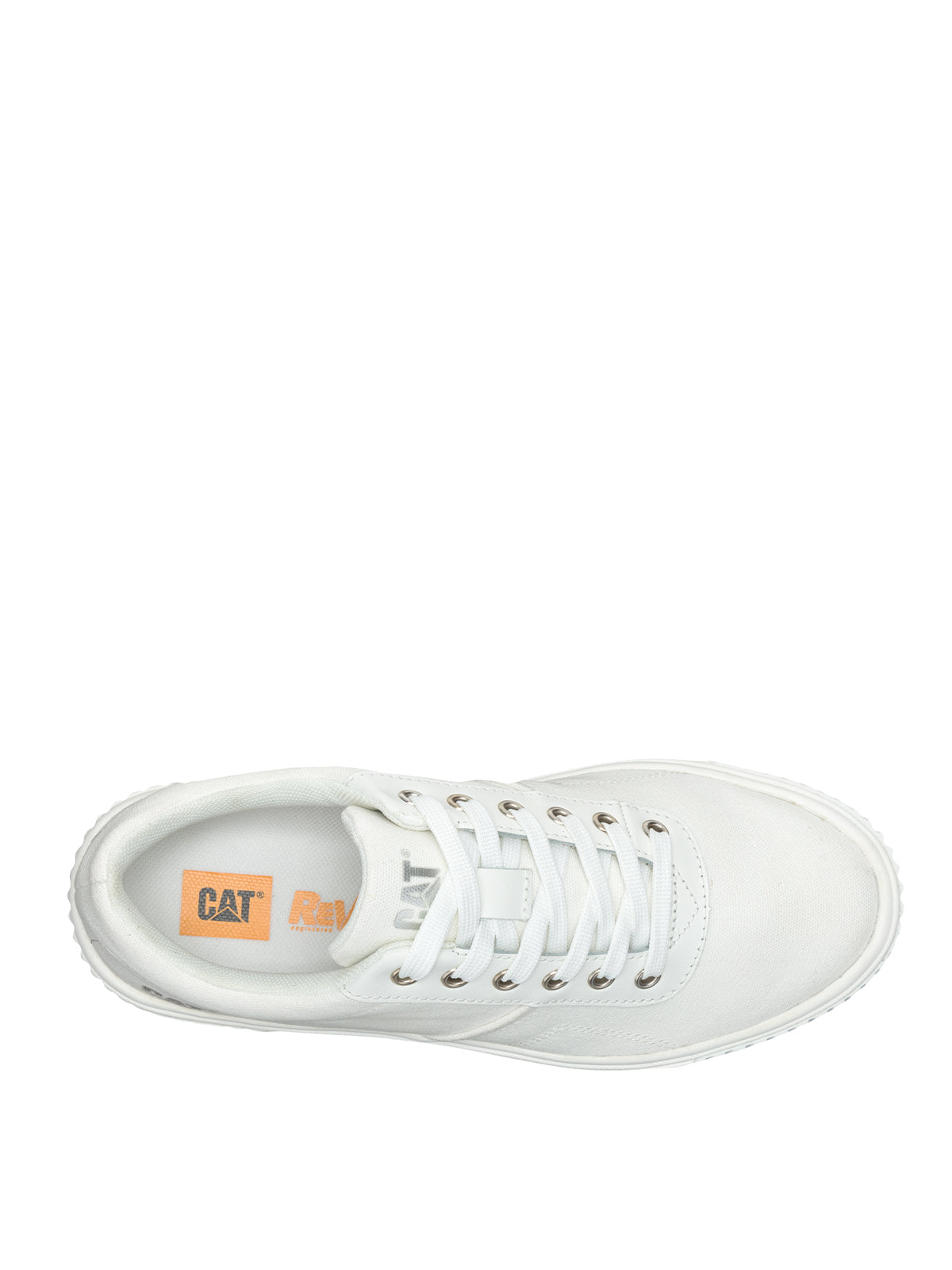 Zapatilla Casual Mujer Amp Canvas Blanco Cat