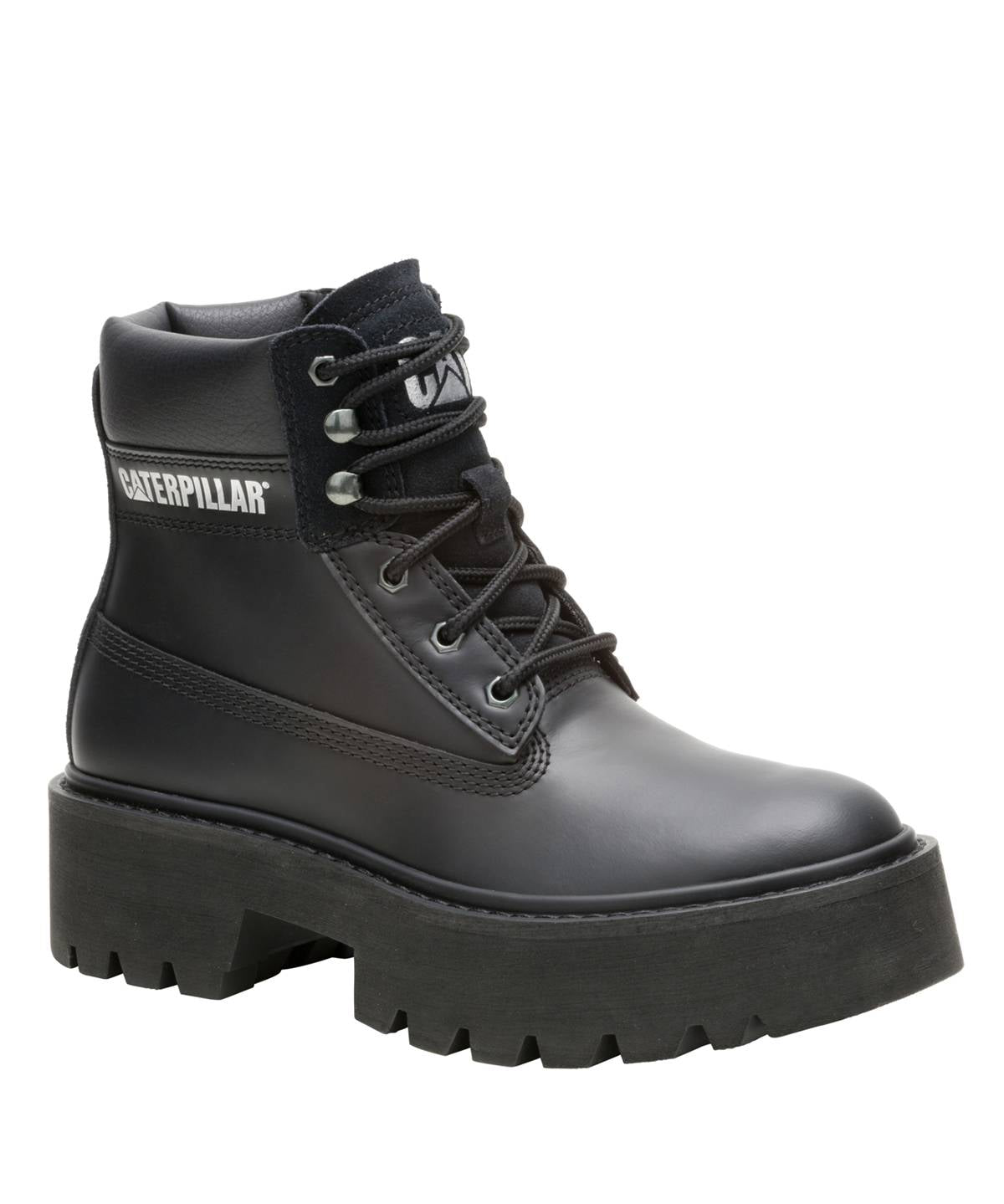 Botín Cuero Colorado Max 6 Zip Mujer Negro Cat