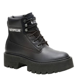 Botín Cuero Colorado Max 6 Zip Mujer Negro Cat
