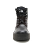 Botín Cuero Colorado Max 6 Zip Mujer Negro Cat