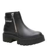 Botín Cuero Colorado Max Chelsea Mujer Negro Cat