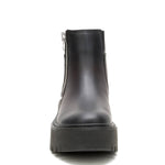 Botín Cuero Colorado Max Chelsea Mujer Negro Cat