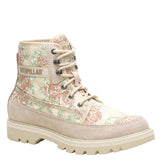 Botín Canvas Mujer Colorado Beige/Floral Cat