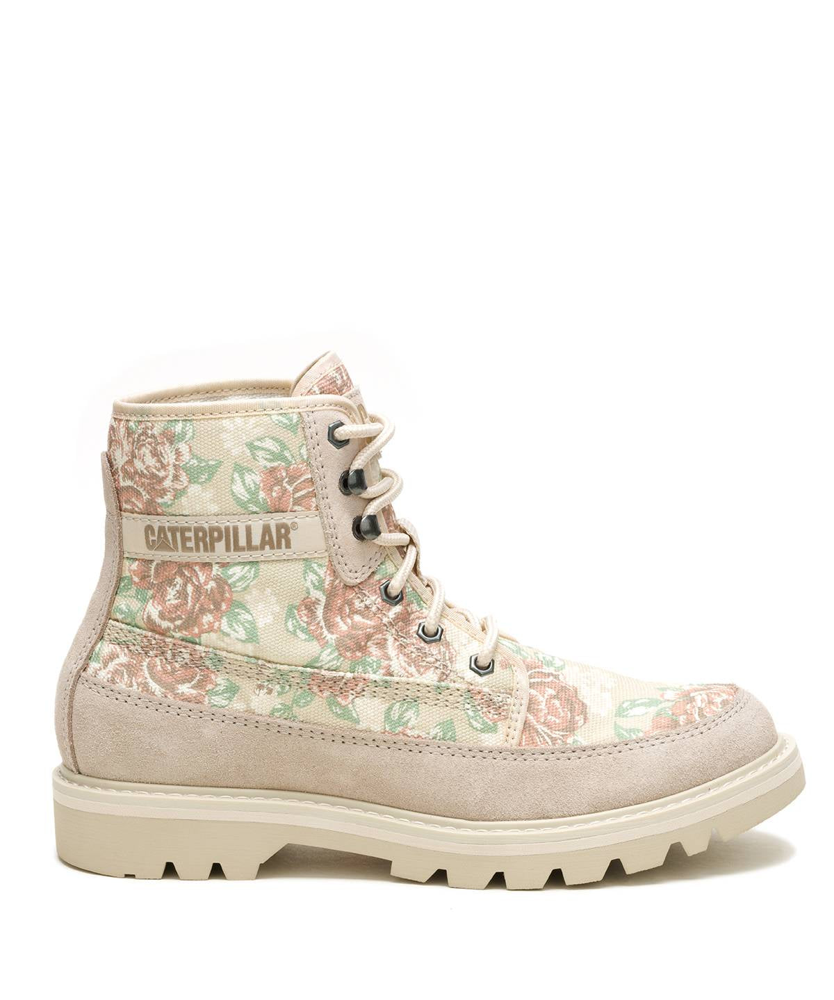Botín Canvas Mujer Colorado Beige/Floral Cat