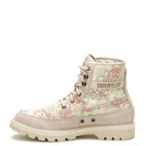 Botín Canvas Mujer Colorado Beige/Floral Cat