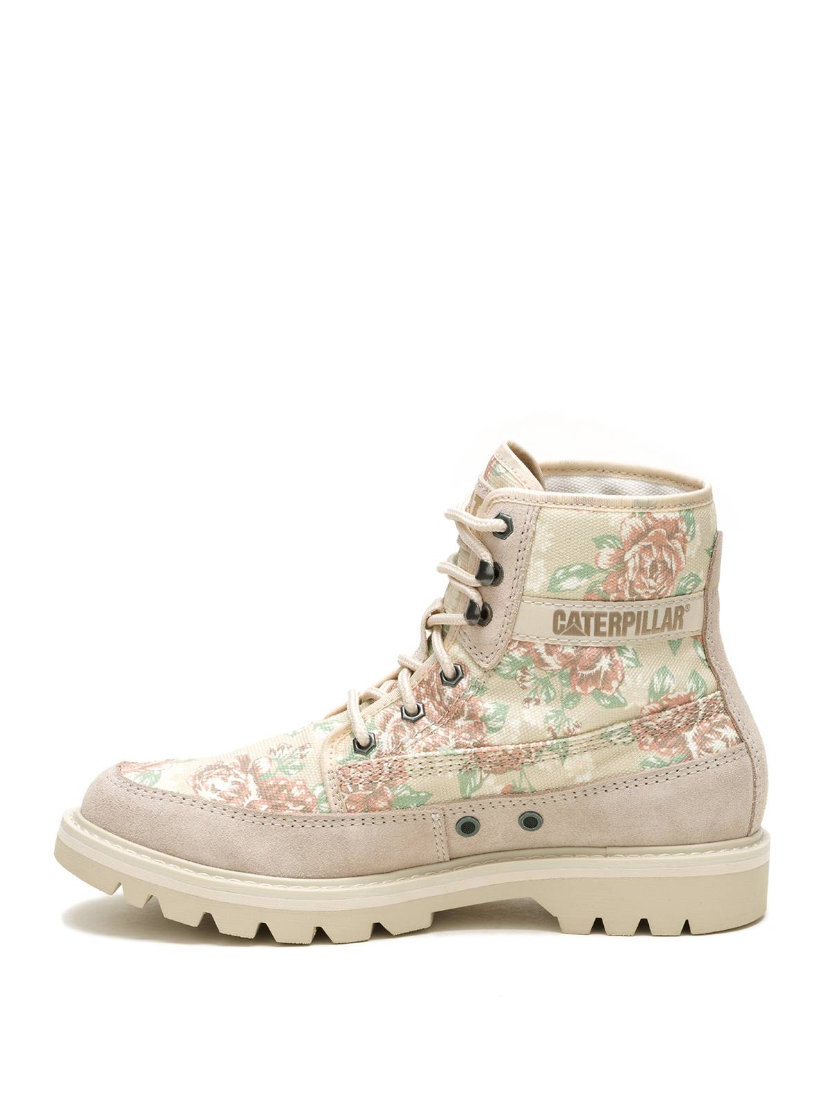 Botín Canvas Mujer Colorado Beige/Floral Cat