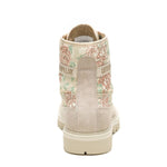 Botín Canvas Mujer Colorado Beige/Floral Cat