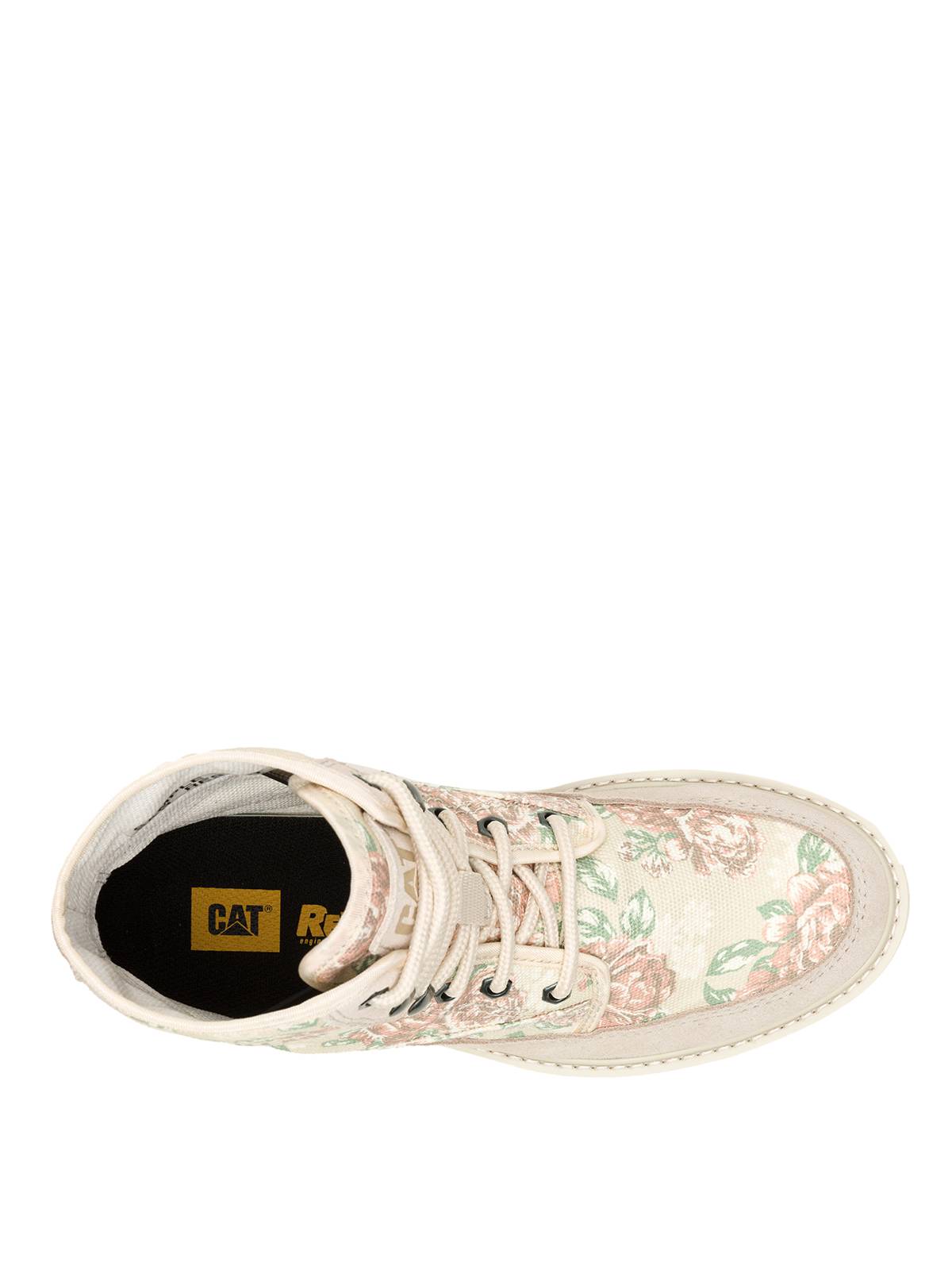 Botín Canvas Mujer Colorado Beige/Floral Cat