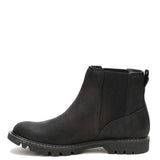 Botín Cuero Mujer Colorado Chelsea Negro Cat