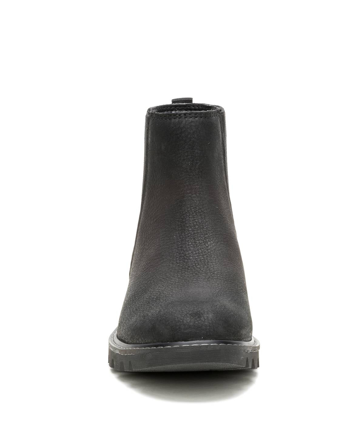 Botín Cuero Mujer Colorado Chelsea Negro Cat