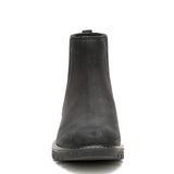 Botín Cuero Mujer Colorado Chelsea Negro Cat