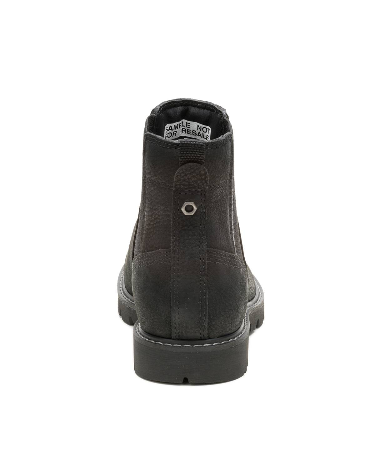 Botín Cuero Mujer Colorado Chelsea Negro Cat